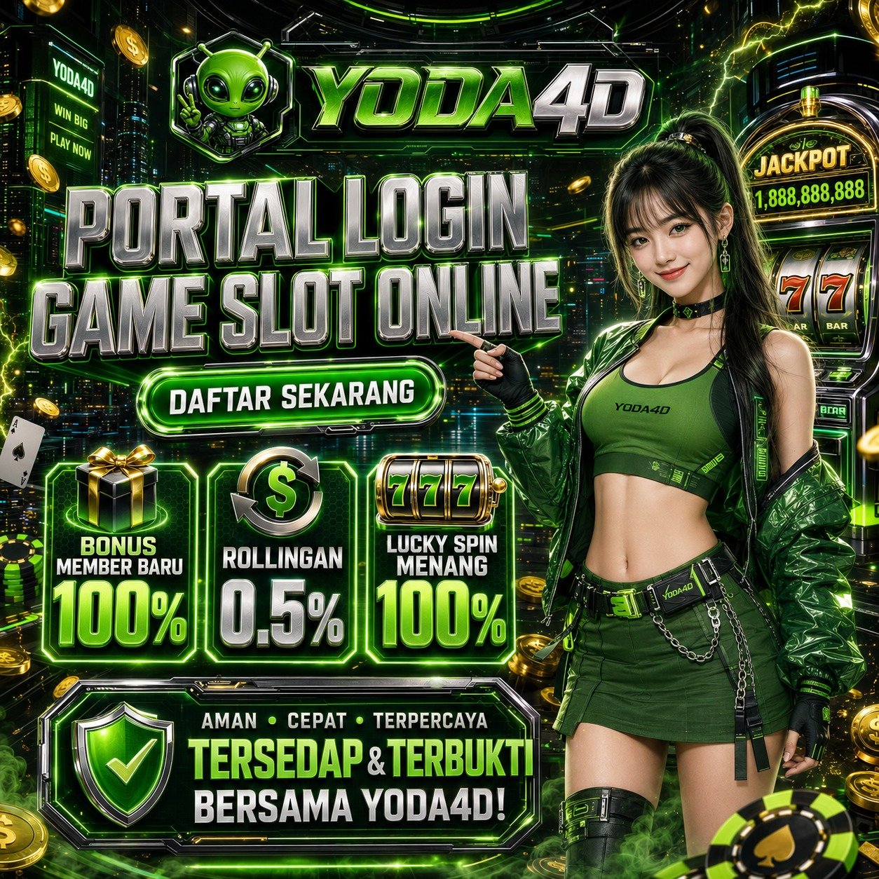 YODA4D - Portal Login Game Slot Online Tersedap dan Terbukti Bersama YODA4D