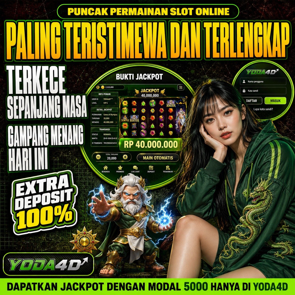 YODA4D *** Puncak Permainan Slot Online Paling Teristimewa dan Terlengkap